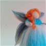 Zana Waldorf - Salt of the Sea Fairy - Papusa lana - Decor camera copii