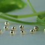 Margele 4mm, 14 K gold filled (1)