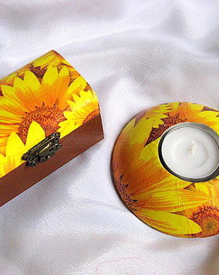 set cadou -floarea soarelui - 25953