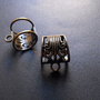 AGATATOARE PANDANTIV - BRONZ - 23 X 19 MM