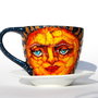 Ceasca cu Farfurioara GOA Sun from Goa Trance Collection