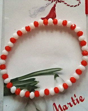 Bratara martisor cristale