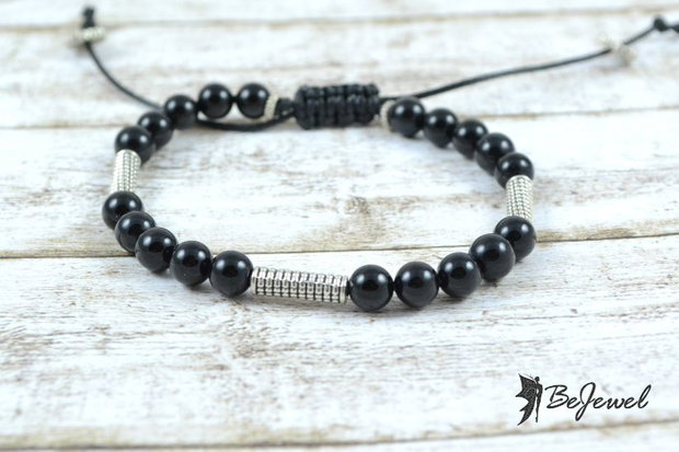Bratara barbateasca onix - ''Jay''