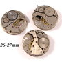 6600 - (3buc) Mecanism ceas, steampunk, rotite ceas, aliaj metalic argintiu
