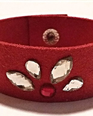 Bratara martisor snur suede