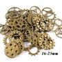 6612 - (50buc)  Mix, charms mecanisme / rotite ceas, aliaj metalic bronz, steampunk, 16-25mm