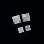 Mix cabochoane moonstone albastru si rainbow -  4 buc - MB46