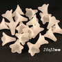 6623 - (20buc) Flori clopotel acril frosted 21x22mm