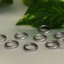 Zale argintate antichizat, 10mm (2)