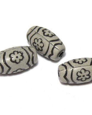 Margele din acril, antic style, 11x6 mm