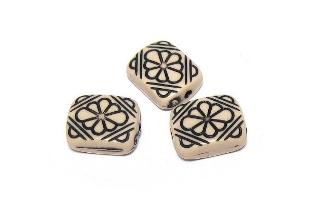 Margele din acril, antic style, 12x10 mm