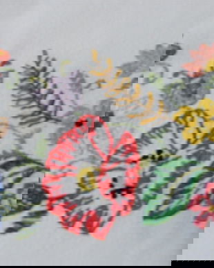 Fata de masa cu broderie rustica