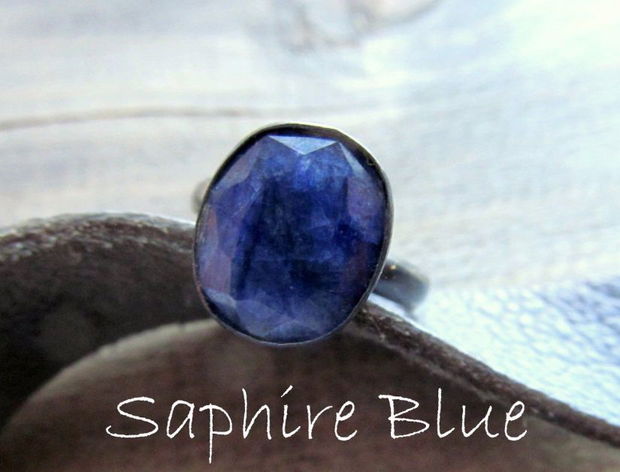 Inel alama&safir BLUE