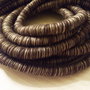 Snur gros bumbac maro si bej, 10mm (50cm) (KORB 002)