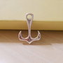 Inchizatoare ancora, zamak, pentru bratari piele 30x22mm (KLID 007)