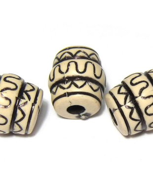Margele din acril, antic style, 16x13 mm