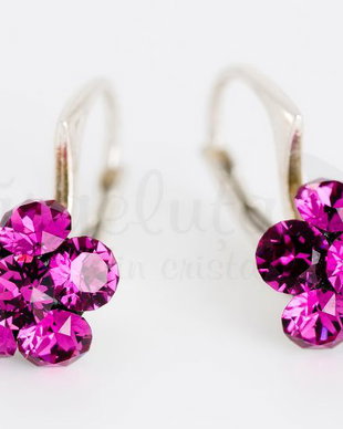 Swarovski chaton pentru micutele printese - Fuchsia