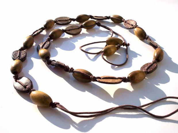 Accesoriu margele lemn