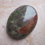 Cabochon jasper, aprox 40x30