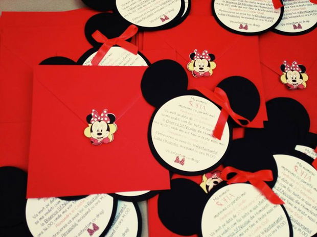 Invitatii Minnie Mouse