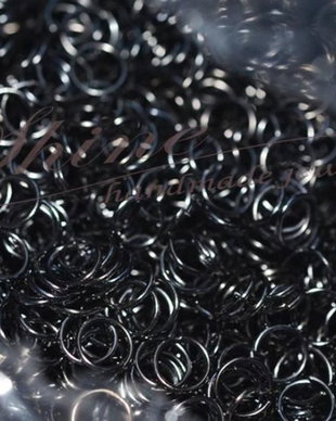 Zale negre, 6mm (50buc)