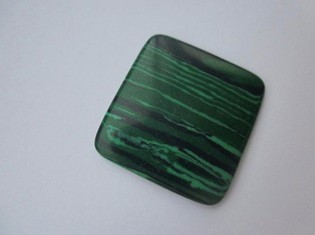 Cabochon malachit 30x32mm