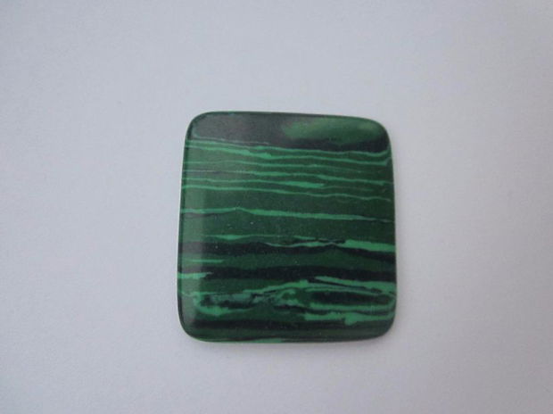 Cabochon malachit 30x32mm