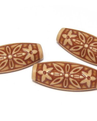 Margele din acril, antic style, 30x12 mm