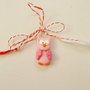 Martisor bufnita roz