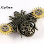 6645 - Pandantiv, albina, aliaj metalic bronz argintiu auriu, rotite ceas, steampunk, 3D