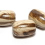 Margele din acril, imitatie lemn, 22x16 mm