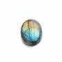 Cabochon Labradorit Oval flashy albastru verde galben - OVL003