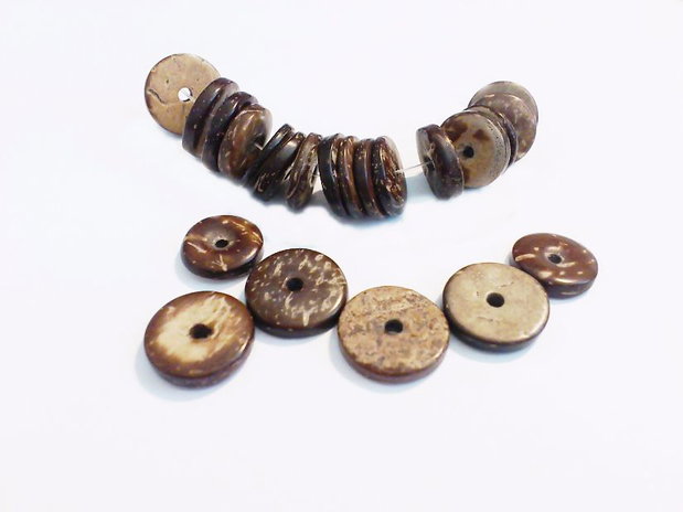 Cocos rondele 12-14mm x 2-3mm (GSLAK 069)