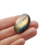 Cabochon Labradorit Oval flashy  ocru auriu - OVL005