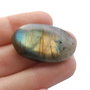 Cabochon Labradorit Oval flashy  ocru auriu  verde albastru - OVL006