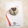 Brosa martisor "Buchetel de lavanda"