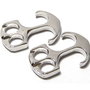 Inchizatoare metalica, ancora, platina, 26.5x16.5 mm