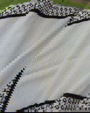 Traversa rustica cu dantela