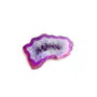 Cabochon Agata & Quartz free form - mov, alb, magenta