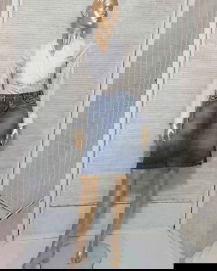 FUSTA MIDI DENIM EUFORIA