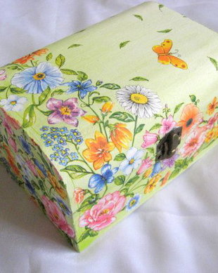 Cutie lemn decorata 26064