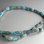 Larimar Blue Crazy Lace Agate (agat vopsit)