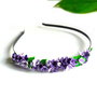 Coronita cu flori de liliac