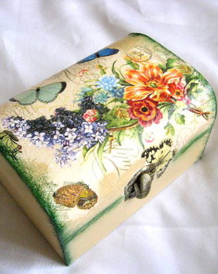 Cutie lemn decorata 26065