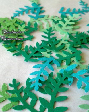 Confetti frunze