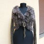 Cardigan scurt cu blanita