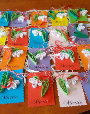 Martisoare quilling