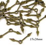 6659 - (20b) Charms / accesoriu, aratator / limba ceas, steampunk, aliaj metalic bronz