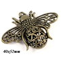 6694 - Pandantiv, albina, aliaj metalic bronz antichizat, 3D