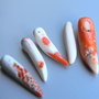 Margele coral colti - 5 buc.